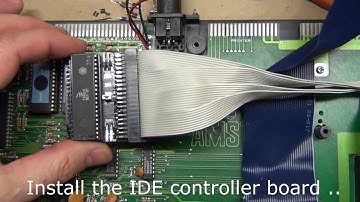 Simple 8-bit IDE interface PART#2 Installation.