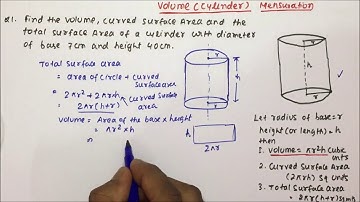 Mensuration for ICSE /CBSE  BOOK NAME-ML AGGARWAL CLASS 10 EX -17.3