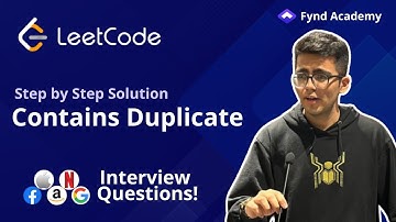 LeetCode 217 - Contains Duplicate | Leetcode Problem Solving Python Tutorial
