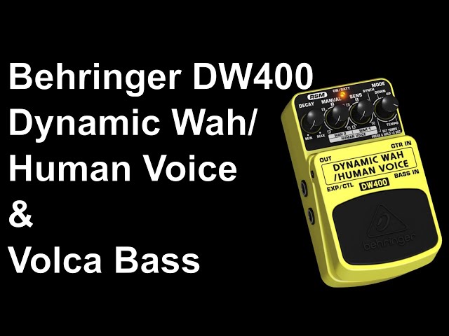 BEHRINGER ダイナミック ワウ /ヒューマンボイス DW400 Behringer DW400 Dynamic Wah Ultimate Auto-Wah/Human Voice
