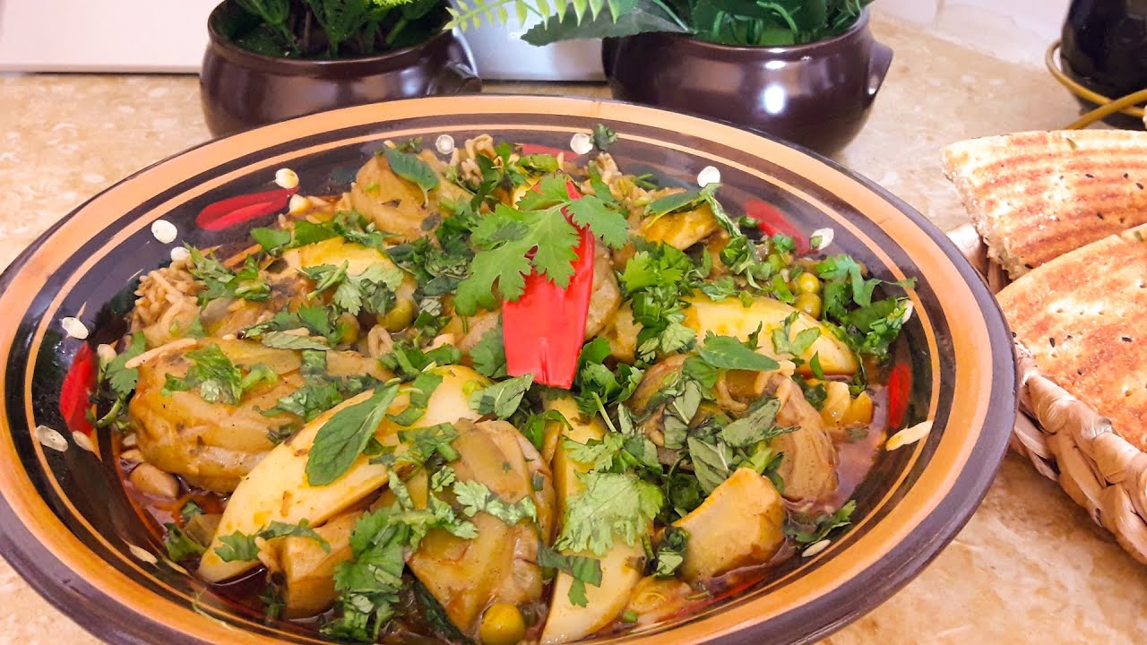 #Tbikha, une recette 100% #végétarienne, excellentissime au goût تبيخة فول ،  قرنون وجلبانة بالدرسة#