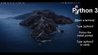 macOS Python 3 and PyCharm Installation