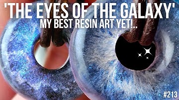These Resin Art GALAXY EYE Effects ARE INSANE! A Video By Daniel Cooper