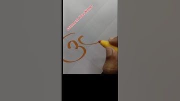 Writing names in Devnagari Calligraphy | #calligraphy #handwriting #devnagari #viral #shorts #short