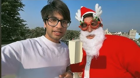 sourab bhai ne chacha ji ko santa bana diya
