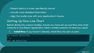 Creating a Custom Tooltip for Nivo Charts in React.js