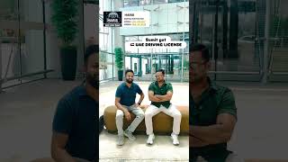 [UAEdriving license golden chance Abudhabi achievement drivingtestuae]