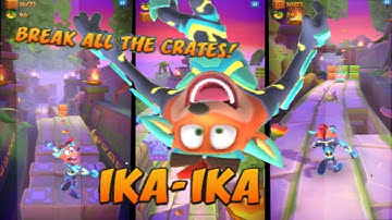 Crash Bandicoot Crash on the run - Break all the crates