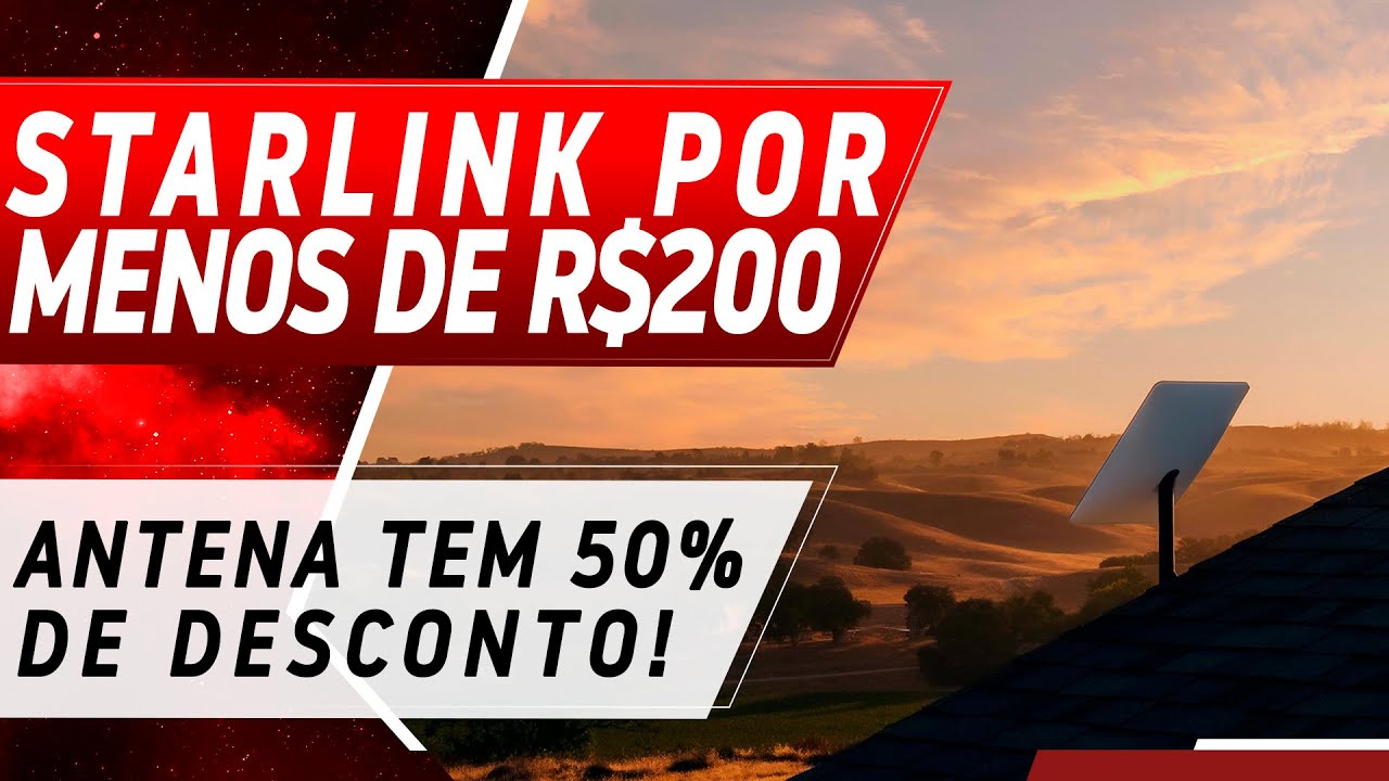 STARLINK REDUZ MENSALIDADE NO BRASIL!!! - YouTube
