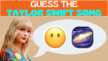 Can You Guess the Taylor Swift Song by Emoji? 🎶 | Emoji Challenge | Guess The Word