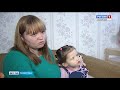 Алсу Умутбаева, 4 года,  синдром Мёбиуса – паралич лицевого нерва.