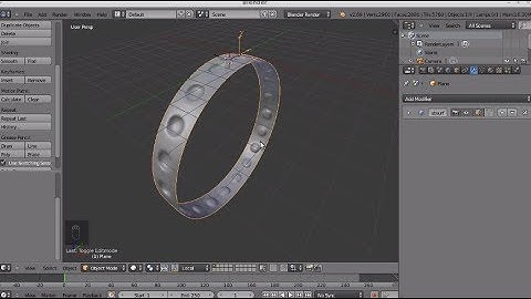 Blender Bend -Simple Deform- modifier quick tip