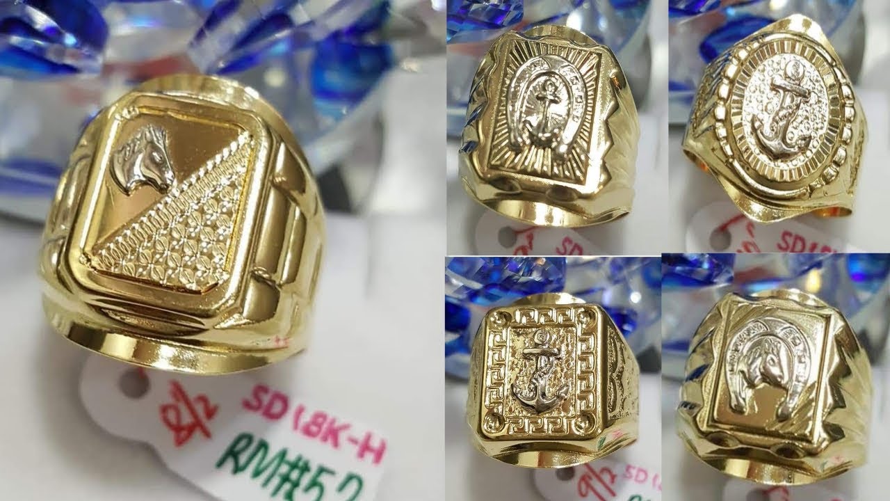 Latest Gold Men's Rings Designs YouTube