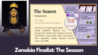 Zenobia Finalist: The Season by Lauren Ino @DriveThruReview