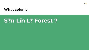 S?n Lín L? Forest color #4ca973 hex color - Green color - Warm color 4ca973
