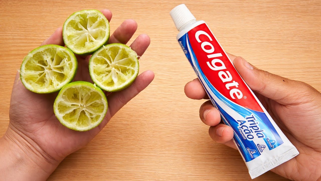 MORRIA E NÃO SABIA : misture LIMÃO no CREME DENTAL e não precisa mais comprar no mercado