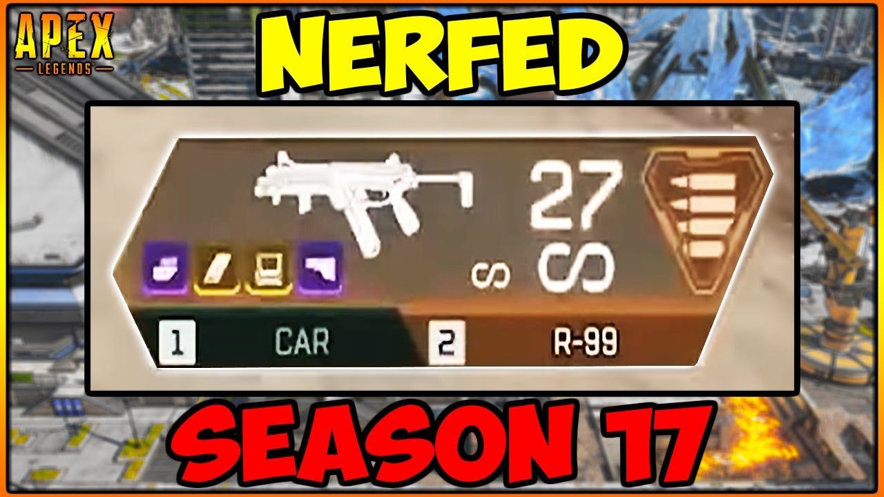 WHY the R99 is being NERFED in SEASON 17 - Apex Legends - YouTube