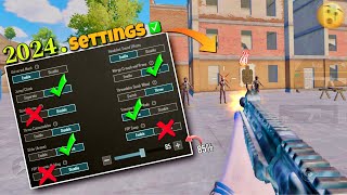 Best Sensitivity & Settings For All Devices ✅ update 3.2 | PUBGM/BGMI |🔥