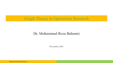 Graph Theory in Operations Research