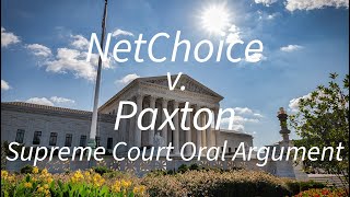 SCOTUS argument: NetChoice v. Paxton