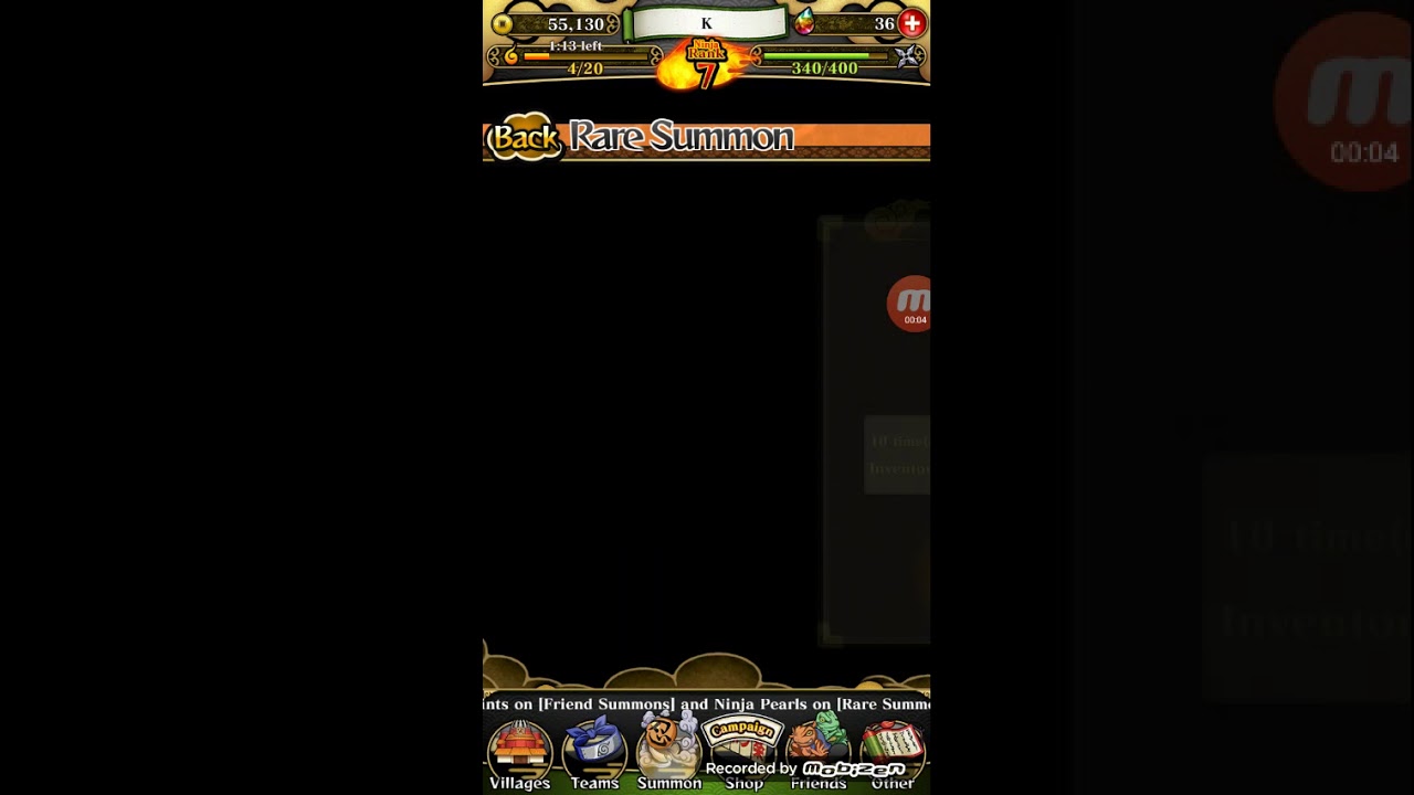 Reroll naruto blazing and Get 3 Rare in 1 roll summon naruto blazing