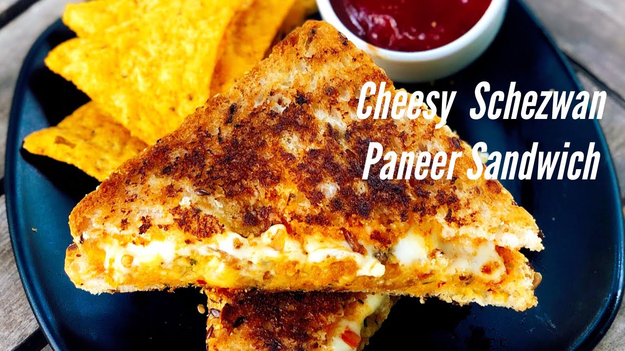 CHEESY PANEER SANDWICH | Schezwan Paneer Sandwich | Cheesy Veg Sandwich | Flavourful Food By Priya