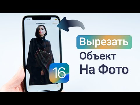 IOS 16 вырезать объект на фото! Как вырезать объект на фото в IOS 16?