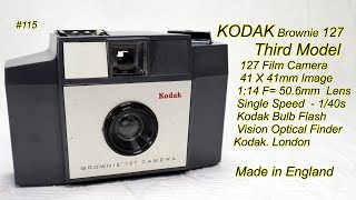 KODAK Brownie 127 Third Model.  1965