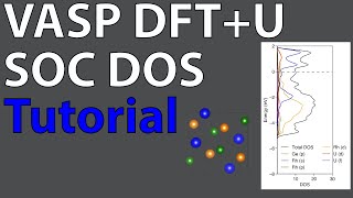 VASP DFT+U SOC Calculation URhGe: Noncollinear Density of States (DOS) (5/6)