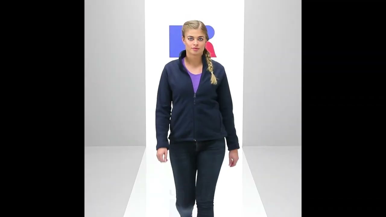 Russell: Women's Full-Zip Outdoor Fleece - French Navy