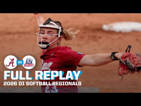 Alabama vs. Belmont: 2026 NCAA softball regionals | FULL REPLAY
