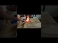 Fashionable DIY Shelf.Snow and Fire. #woodbrushing #woodaging #polyxoilcoating #woodprotection