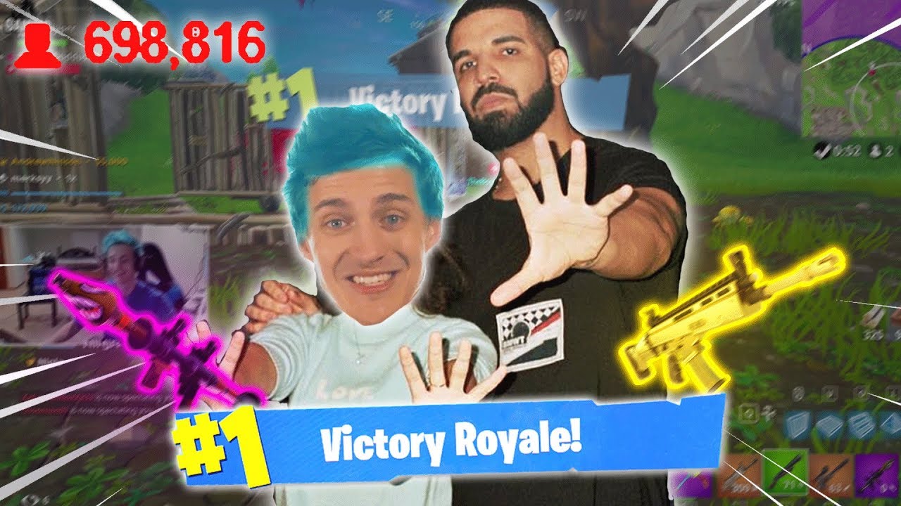 Ninja and Drake Play Fortnite: Battle Royale TOGETHER ... - 1280 x 720 jpeg 155kB