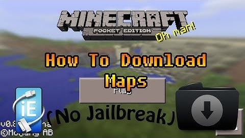 Minecraft PE- How to Download Maps (No Jailbreak)