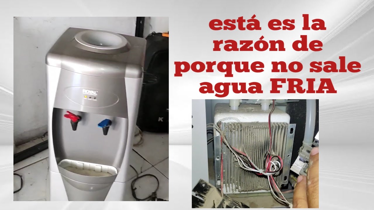 Dispensador de Agua eléctrico con compresor 2 llaves