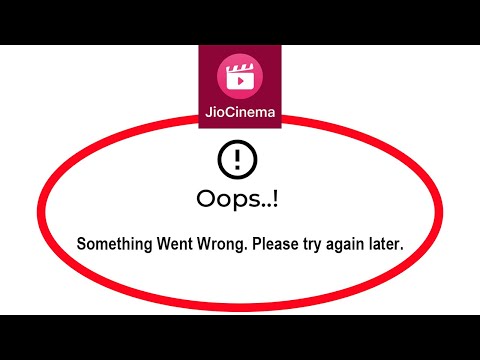 How To Fix JioCinema App Oops Something Went Wrong Please Try Again Later Error