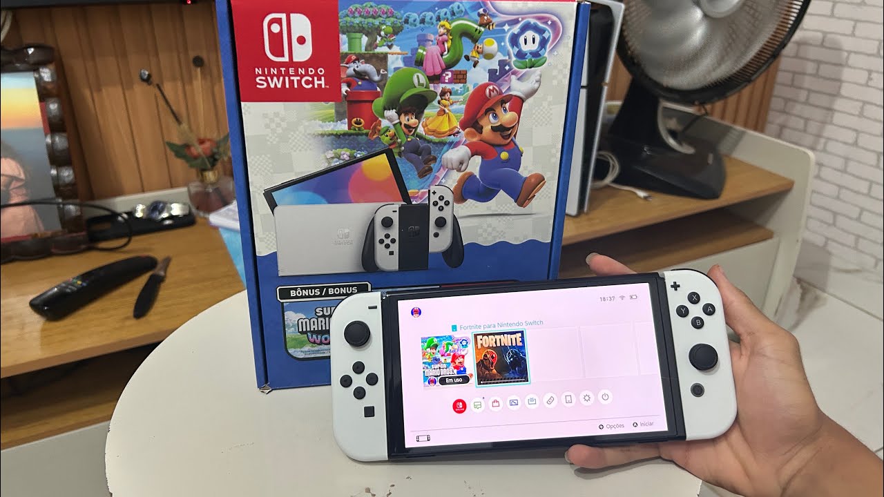 COMPREI UM NINTENDO SWITCH OLED EM 2026!!! - YouTube