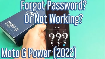 Moto G Power (2022): Forgot Password, PIN or Pattern? (Master Hard Factory Reset)