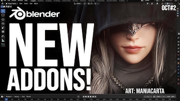 Brand New Blender Addons You Probably Missed! - Oct #2