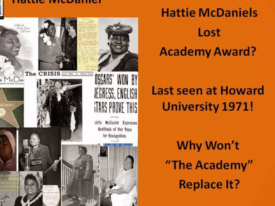 HATTIE McDANIEL First African American To Win The Oscar 75 years ago a ...