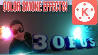 TUTORIAL COLOR SMOKE EFFECTS||EDITING KINEMASTER||EASY FOR ANDROID PHONE