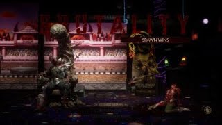 Mortal Kombat 11 Sonya Blade VS Spawn (Brutal Face 2)(Loose).