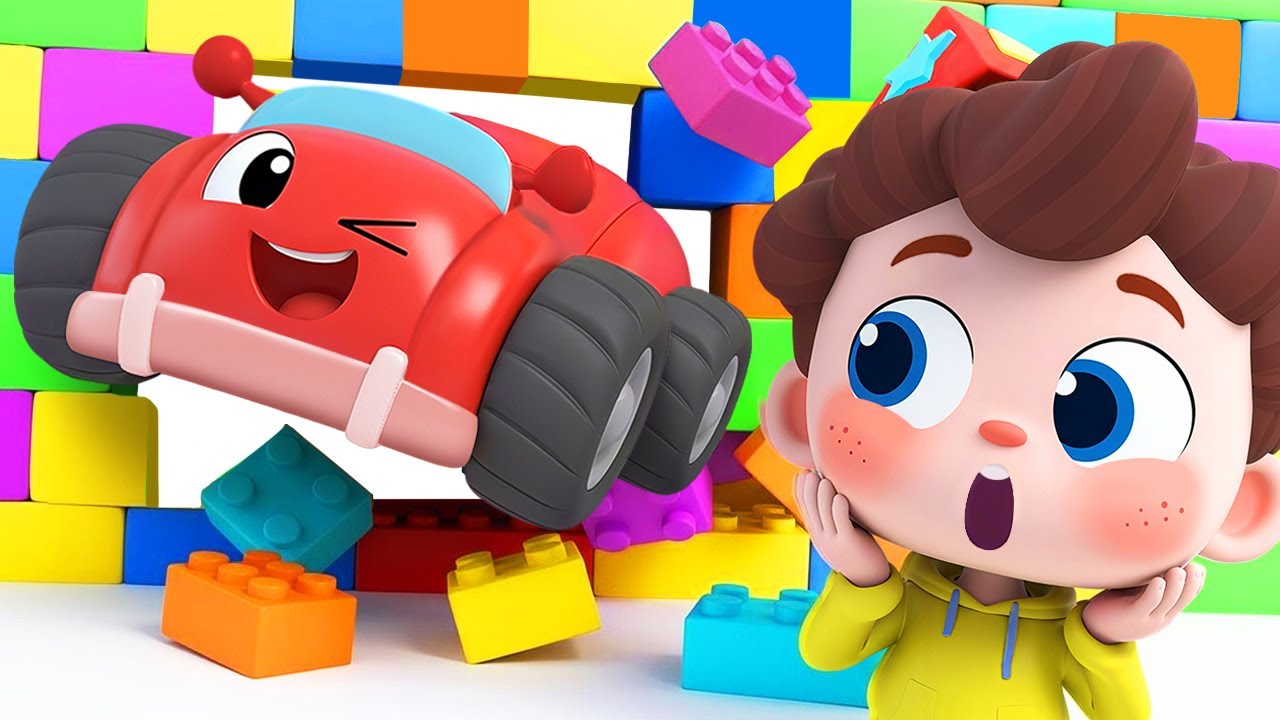 カラーゲームでくるまを助けよう | はたらく車 | イエス！ネオ | 赤ちゃんが喜ぶ歌 | 童謡 | アニメ | 動画 | ベビーバス| BabyBus