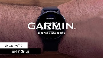 Garmin Support | vívoactive® 5 | Setting Up Wi-Fi®