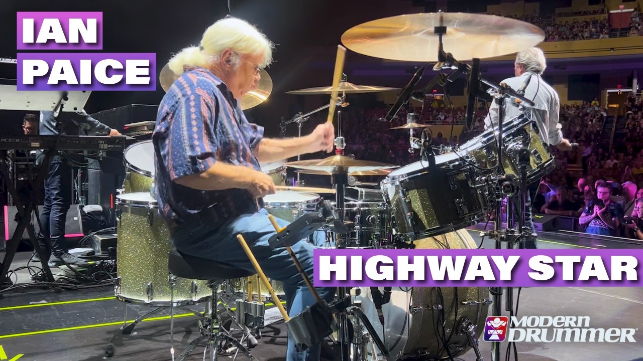 ⚡ deep purple's highway star, live from ian paice's kit