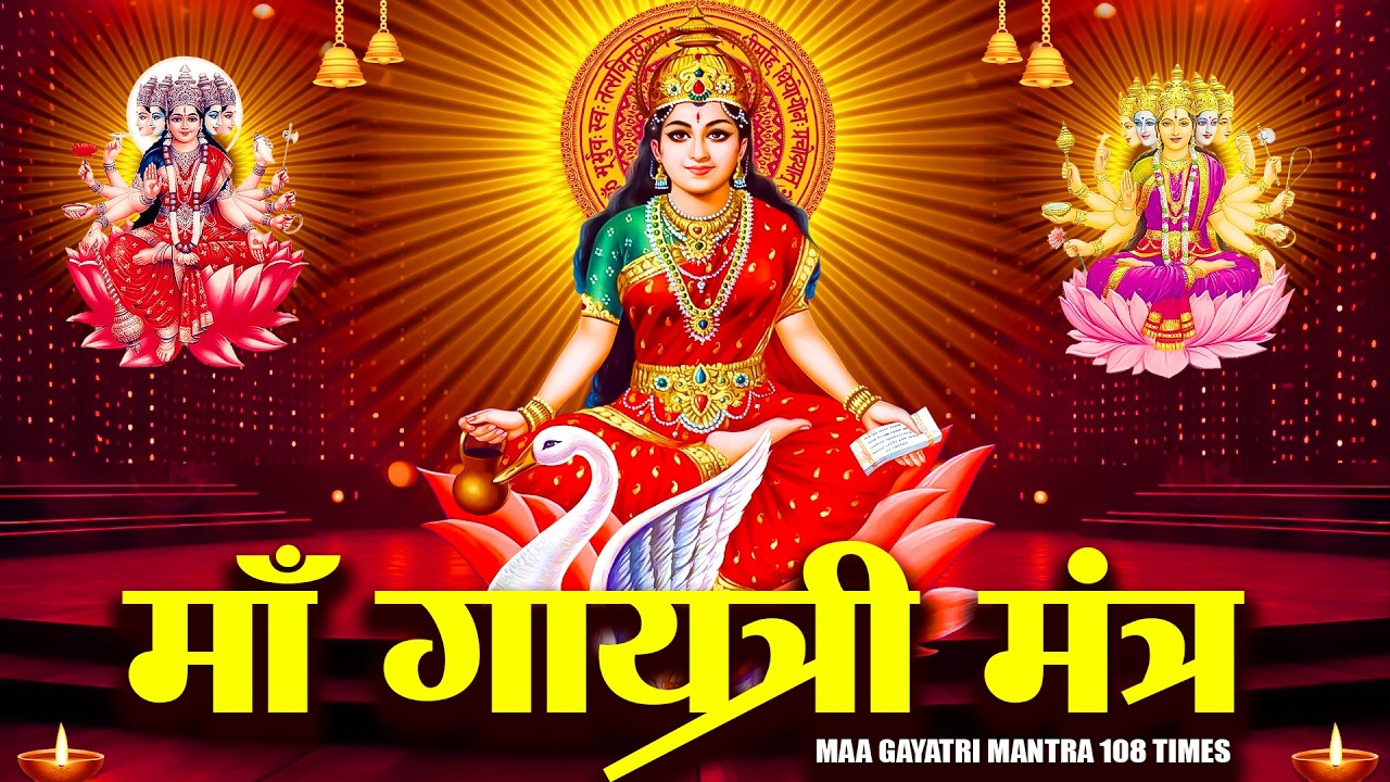 GAYATRI MANTRA 108 Times| Om Bhur Bhuva Swaha|गायत्री मंत्र|ओम भूर भुवा स्वाहा #गायत्री_मंत्र #मंत्र