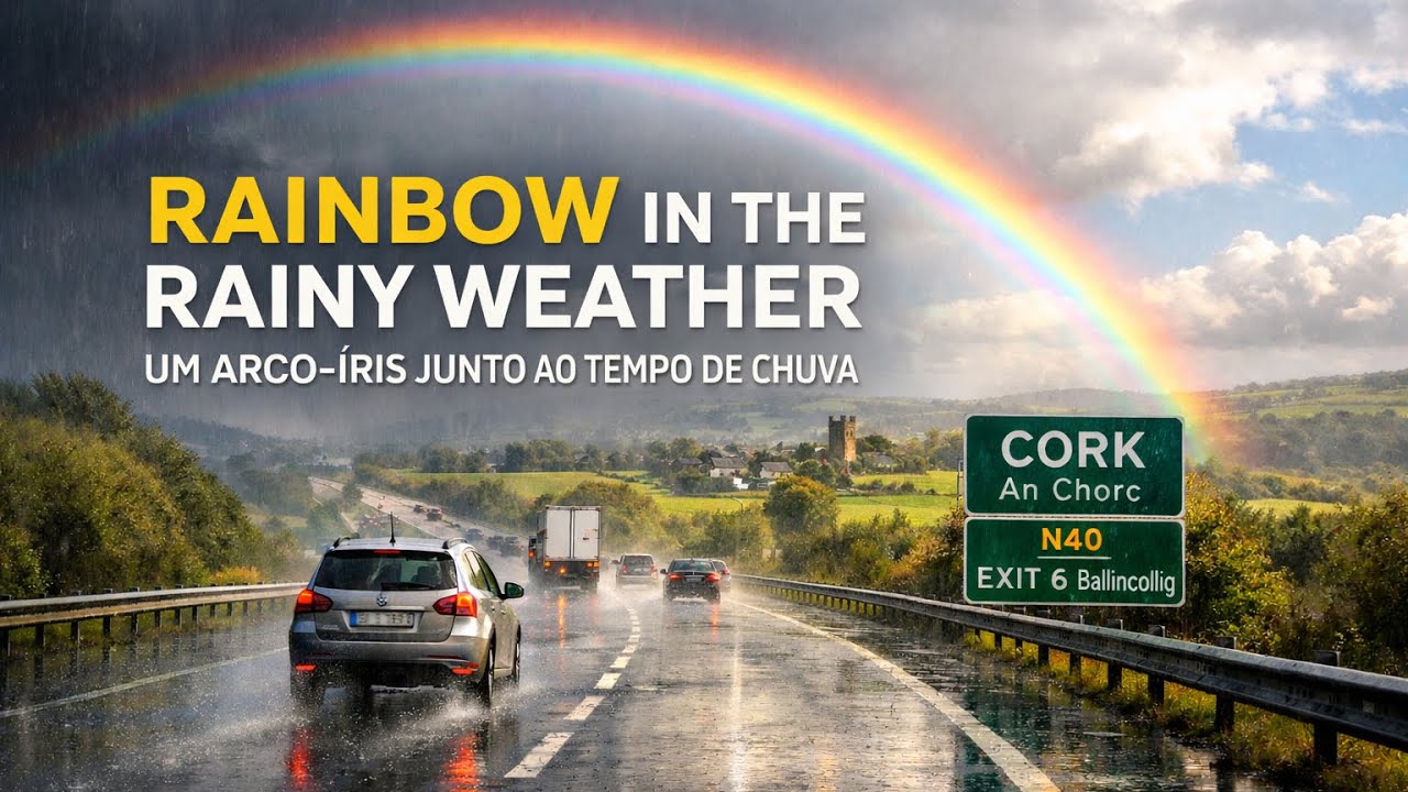 RAINBOW IN THE RAINY WEATHER - UM ARCO-ÍRIS JUNTO AO TEMPO DE CHUVA