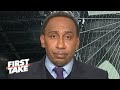 Stephen A. is 'disappointed' in Shaq & Barkley's opinion on canceling the NBA season | First Take