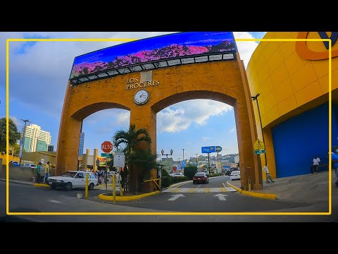 Entrando al Paseo Los Próceres Blv. Morazán Tegucigalpa