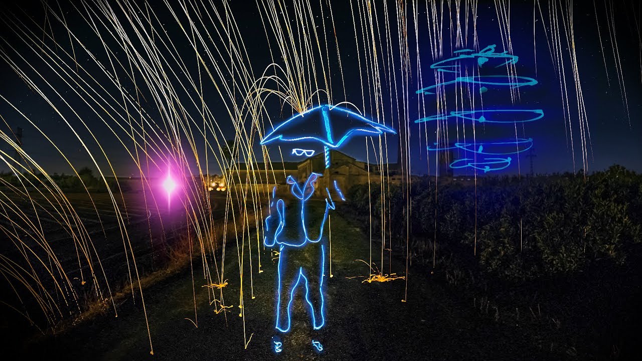 Resultado de imagen de light painting